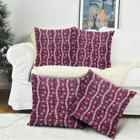 Pikake Maile Tiare Lei Pillow Cover Akala Lauhala Pattern