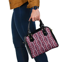 Pikake Maile Tiare Lei Shoulder Handbag Akala Lauhala Pattern