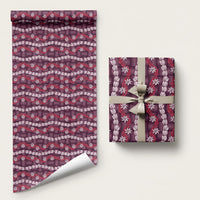 Pikake Maile Tiare Lei Wrapping Paper Akala Lauhala Pattern