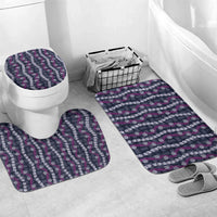 Pikake Maile Tiare Lei Bathroom Set Poni Lauhala Pattern