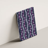 Pikake Maile Tiare Lei Canvas Wall Art Poni Lauhala Pattern