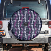 Pikake Maile Tiare Lei Spare Tire Cover Poni Lauhala Pattern