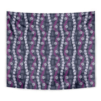 Pikake Maile Tiare Lei Tapestry Poni Lauhala Pattern