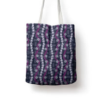 Pikake Maile Tiare Lei Tote Bag Poni Lauhala Pattern