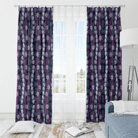 Pikake Maile Tiare Lei Window Curtain Poni Lauhala Pattern
