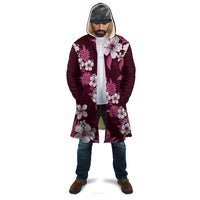 Hawaiian Hibiscus Tribal Floral Pink Cloak Polynesian Tapa Pattern LT01 - Polynesian Pride