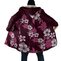 Hawaiian Hibiscus Tribal Floral Pink Cloak Polynesian Tapa Pattern LT01 - Polynesian Pride