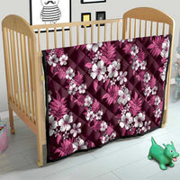 Hawaiian Hibiscus Tribal Floral Pink Quilt Polynesian Tapa Pattern - Polynesian Pride