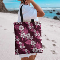Hawaiian Hibiscus Tribal Floral Pink Tote Bag Polynesian Tapa Pattern LT01 - Polynesian Pride