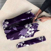 Hawaiian Hibiscus Tribal Floral Purple Umbrella Polynesian Tapa Pattern LT01 - Polynesian Pride