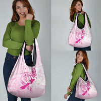 Aotearoa Breast Cancer Grocery Bag New Zealand Maori Pattern