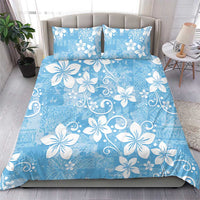 Fiji Tapa Pattern Bedding Set Plumeria Floral LT01 - Polynesian Pride