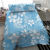 Fiji Tapa Pattern Bedding Set Plumeria Floral LT01 - Polynesian Pride