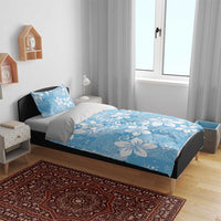 Fiji Tapa Pattern Bedding Set Plumeria Floral LT01 - Polynesian Pride