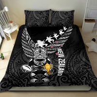 New Zealand Silver Fern Rugby Bedding Set Aotearoa Champion 2023 World Cup LT01 - Polynesian Pride