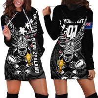 Custom New Zealand Silver Fern Rugby Hoodie Dress Aotearoa Champion 2023 World Cup LT01 - Polynesian Pride