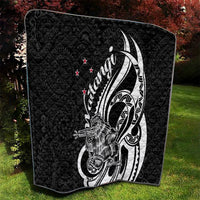 New Zealand Waitangi Day Quilt Aotearoa Te Tiriti O Waitangi Kiwi Black Version LT01 - Polynesian Pride