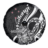 New Zealand Waitangi Day Spare Tire Cover Aotearoa Te Tiriti O Waitangi Kiwi Black Version LT01 - Polynesian Pride