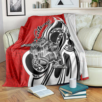 New Zealand Waitangi Day Blanket Aotearoa Te Tiriti O Waitangi Kiwi Red Version LT01 - Polynesian Pride