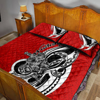 New Zealand Waitangi Day Quilt Bed Set Aotearoa Te Tiriti O Waitangi Kiwi Red Version LT01 - Polynesian Pride