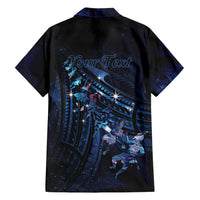 Personalised Matariki Paua Shell New Zealand Hawaiian Shirt Haka Dance At The Starry Night LT01 - Polynesian Pride