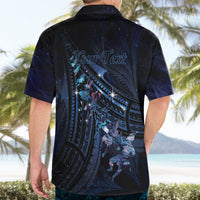 Personalised Matariki Paua Shell New Zealand Hawaiian Shirt Haka Dance At The Starry Night LT01 - Polynesian Pride
