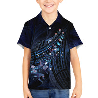 Personalised Matariki Paua Shell New Zealand Hawaiian Shirt Haka Dance At The Starry Night LT01 - Polynesian Pride