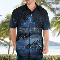 Personalised Matariki Kiwi Hawaiian Shirt Silver Fern LT01 - Polynesian Pride