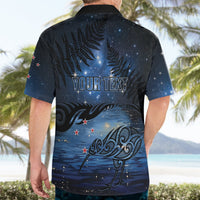 Personalised Matariki Kiwi Hawaiian Shirt Silver Fern LT01 - Polynesian Pride