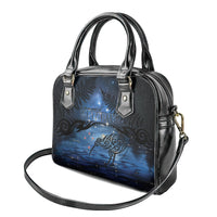Matariki Kiwi Shoulder Handbag Silver Fern