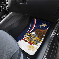 Personalized American Samoa Car Mats Amerika Samoa Bald Eagle