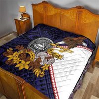 American Samoa Eagle Kava Bowl Quilt Plumeria Polynesian Pattern