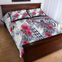 Hawaii Kakau Mix Paisley Pattern Quilt Bed Set Polynesian Tropical Unique Style LT01 - Polynesian Pride