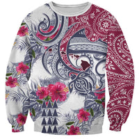 Hawaii Kakau Mix Paisley Pattern Sweatshirt Polynesian Tropical Unique Style LT01