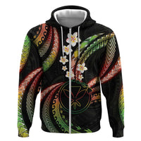 Hawaii Map Kanaka Maoli Hoodie Fantastic Frangipani Reggae
