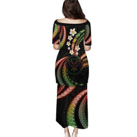 Hawaii Map Kanaka Maoli Puletasi Fantastic Frangipani Reggae