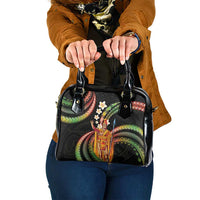 Hawaii King Kamehameha Shoulder Handbag Fantastic Plumeria Reggae LT01 One Size Reggae - Polynesian Pride