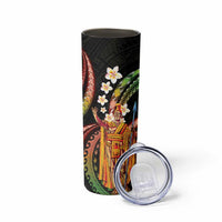 Hawaii King Kamehameha Skinny Tumbler Fantastic Plumeria Reggae