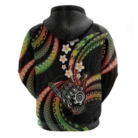 Hawaii Shaka Sign Hoodie Fantastic Frangipani Reggae