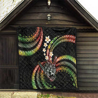 Hawaii Shaka Sign Quilt Fantastic Frangipani Reggae