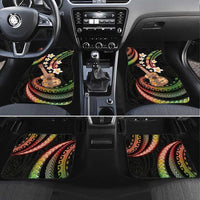 Hawaiian Ukulele Car Mats Jawaiian Fantastic Plumeria