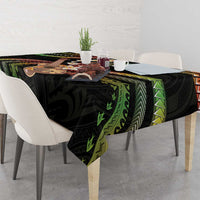 Hawaiian Ukulele Tablecloth Jawaiian Fantastic Plumeria