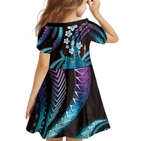 Hawaii King Kamehameha Family Matching Tank Maxi Dress and Hawaiian Shirt Fantastic Plumeria Amethyst Gradient