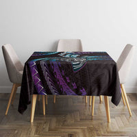 Hawaii Shaka Sign Tablecloth Fantastic Frangipani Amethyst Gradient