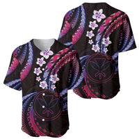Hawaii Map Kanaka Maoli Baseball Jersey Fantastic Frangipani Sweet Dream