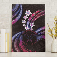 Hawaii Map Kanaka Maoli Canvas Wall Art Fantastic Frangipani Sweet Dream