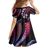 Hawaii Map Kanaka Maoli Family Matching Off The Shoulder Long Sleeve Dress and Hawaiian Shirt Fantastic Frangipani Sweet Dream