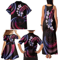 Hawaii Map Kanaka Maoli Family Matching Tank Maxi Dress and Hawaiian Shirt Fantastic Frangipani Sweet Dream