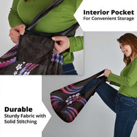 Hawaii Map Kanaka Maoli Grocery Bag Fantastic Frangipani Sweet Dream