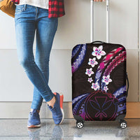 Hawaii Map Kanaka Maoli Luggage Cover Fantastic Frangipani Sweet Dream